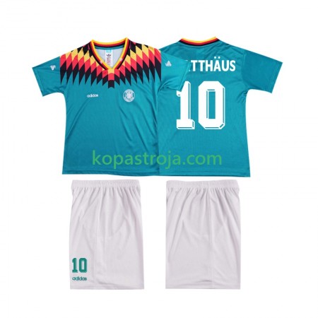 Billiga Fotbollströjor Tyskland MATTHAUS 10 Retro Barn Borta tröja 1994 Kortärmad